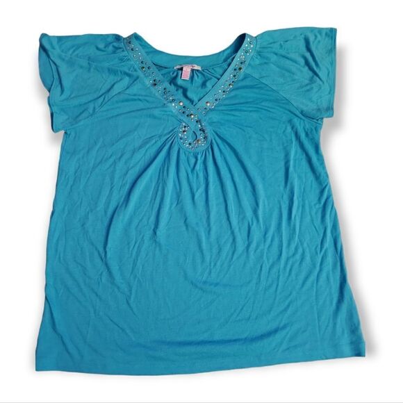 𝅺Lena short sleeve top 2/$15 - Picture 1 of 2